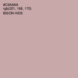 #C9A8AA - Bison Hide Color Image